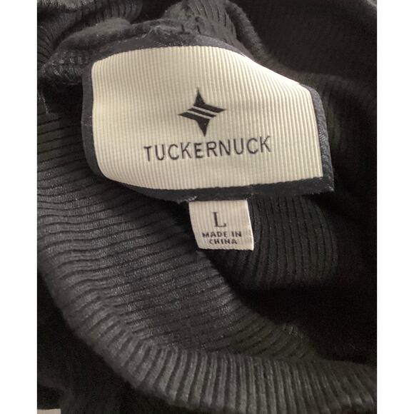 Tuckernuck Black Lightweight Ribbed Turtleneck size L - Picture 8 of 8